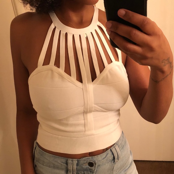 bebe Tops - Bebe strappy crop top